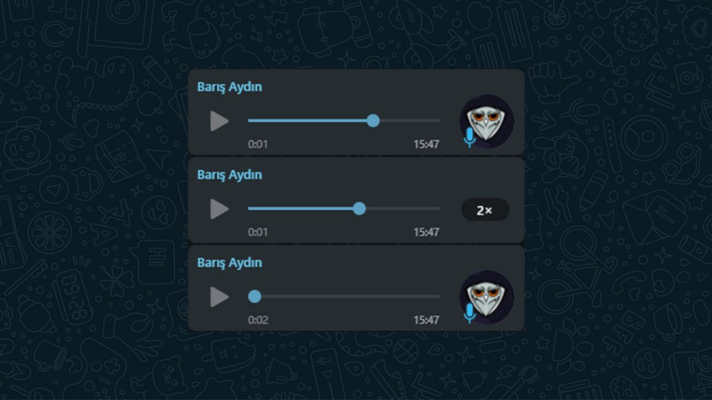 WhatsApp Sesli Mesaj Hızlandırma