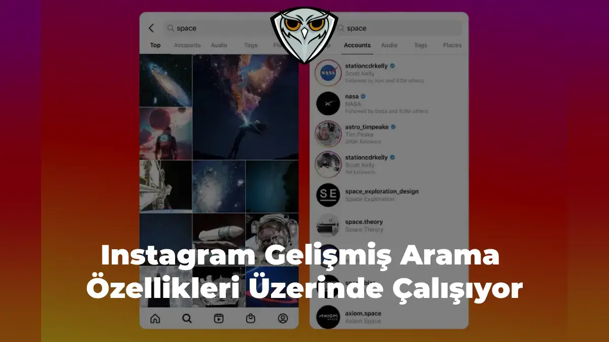 Instagram Gelişmiş Arama Özelliği