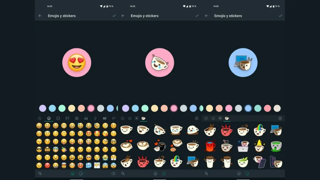 WhatsApp Grup Sohbeti Emojiler ve Çıkartmalar