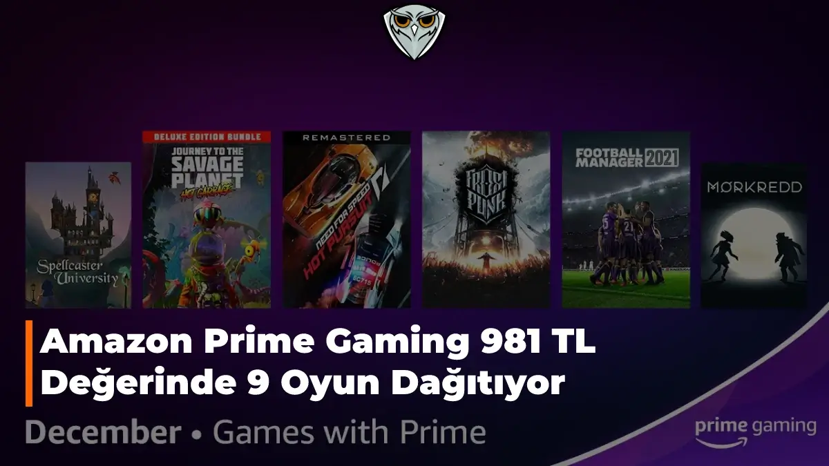 Amazon Prime Gaming Aralık 2021 Ücretsiz Oyunları Açıklandı